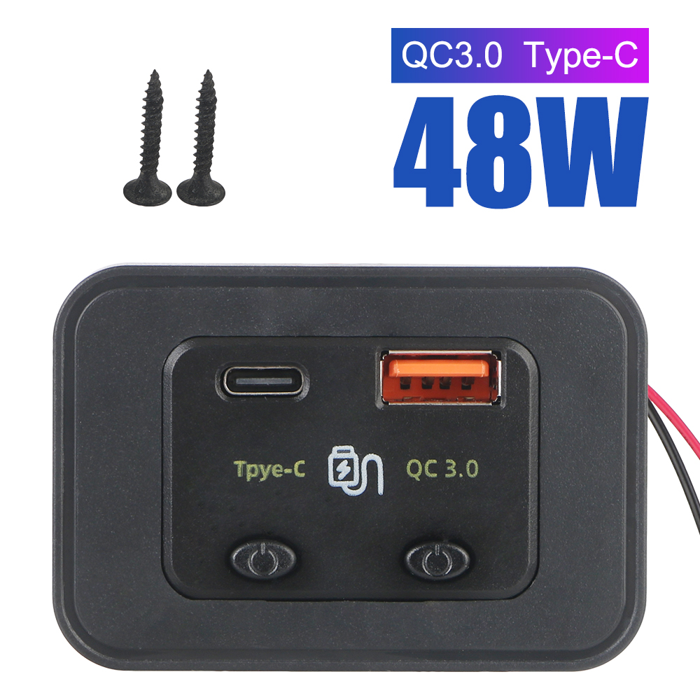 Car Accessories Thailand - Pengisi Daya Cepat Mobil 12V/24V Tipe