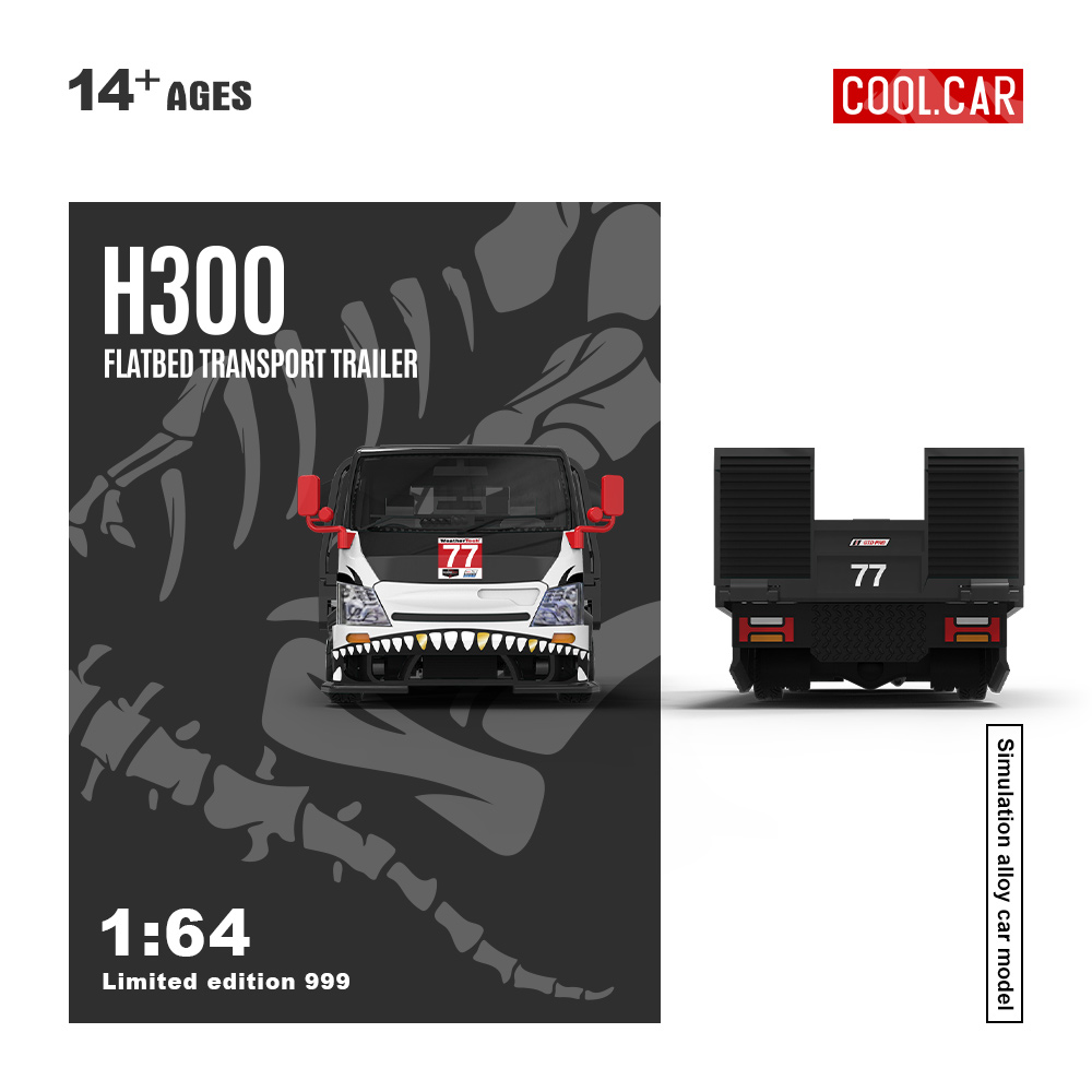 Car Accessories Company - Mobil Keren 1:64 H300 Flatbed Transport