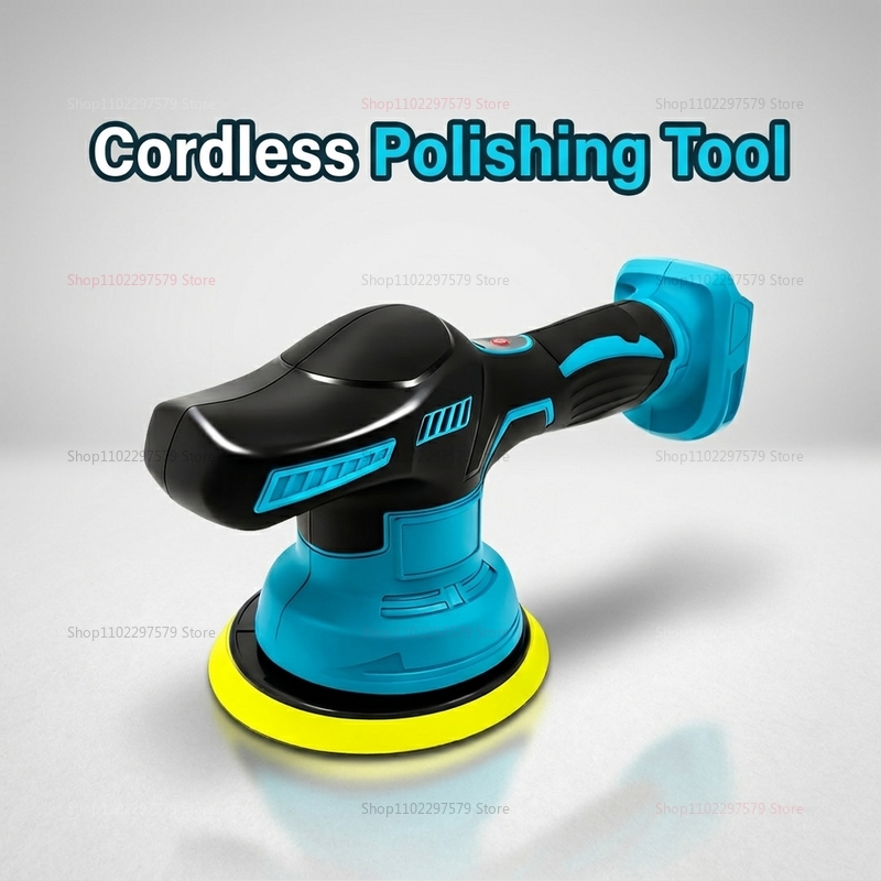 Car Detailing Brush - Mesin Poles Mobil Tanpa Kabel 18V,