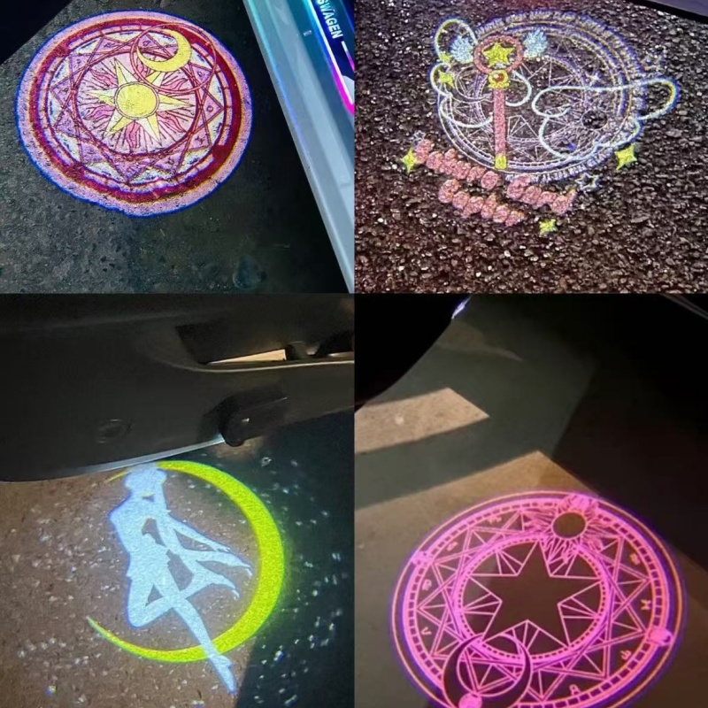 Car Accessories Company - Lampu Proyektor Selamat Datang Mobil Anime