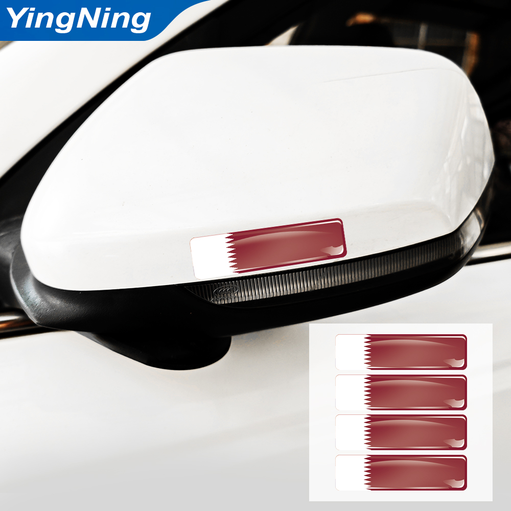 4 Buah Stiker Bendera Qatar Vi - Car Accessories Qatar ulasan dan harga