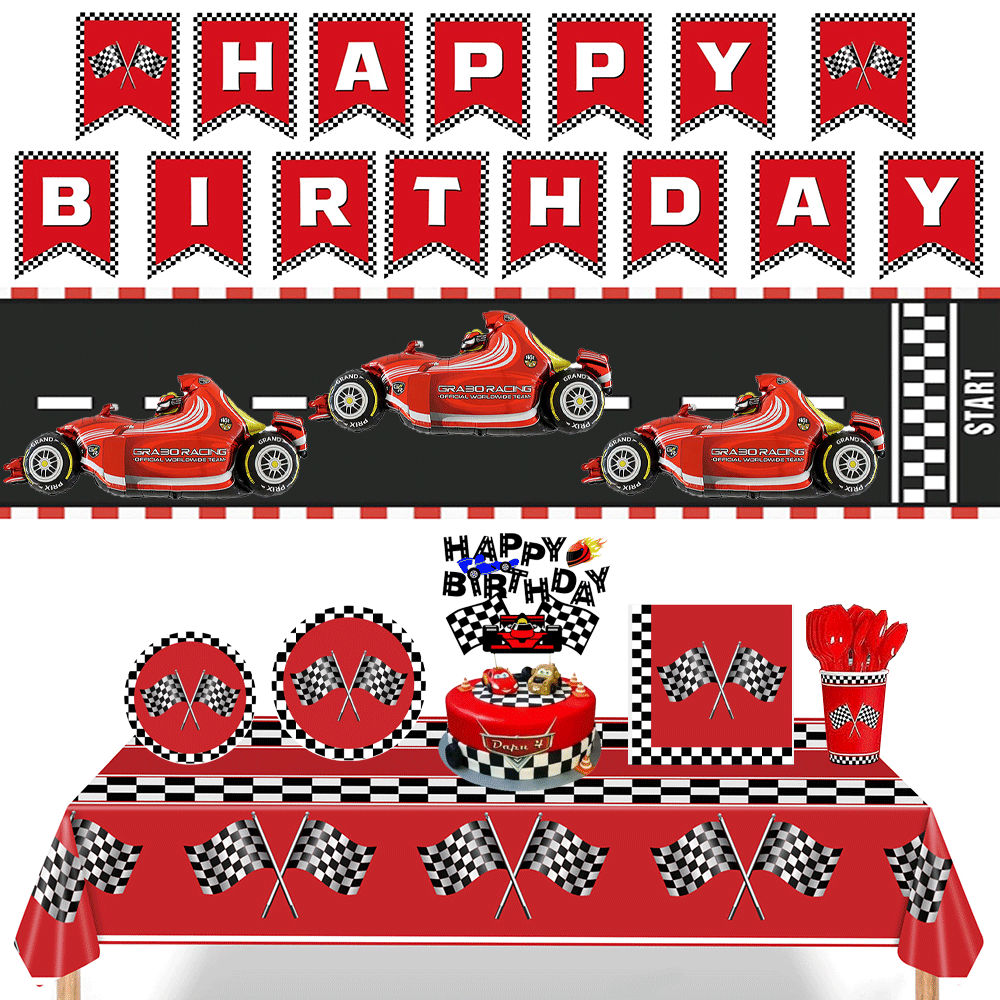 Peralatan makan mobil balap me - Car Accessories Banner ulasan dan harga