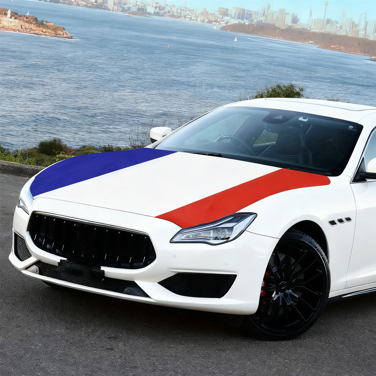 Penutup Bendera Prancis 155 Cm - Car Accessories Banner ulasan dan harga