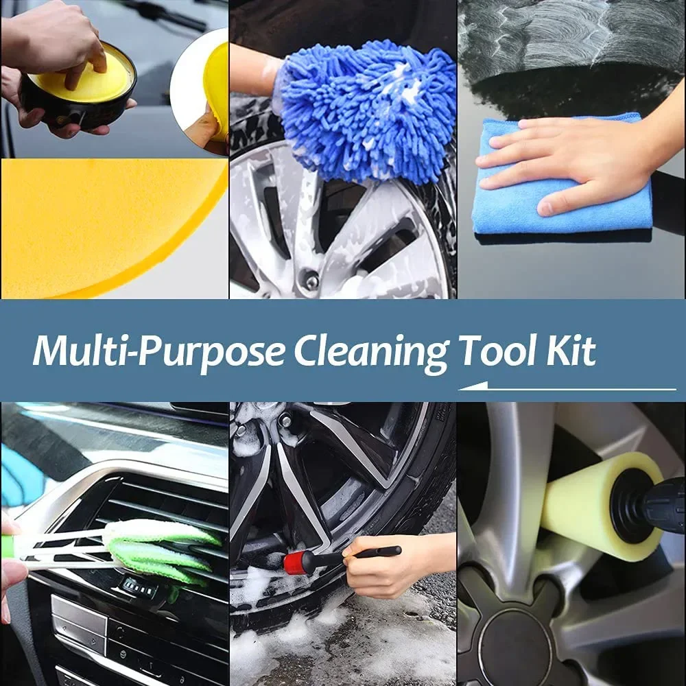 Baru peralatan pembersih rinci - Car Detailing Brush ulasan dan harga