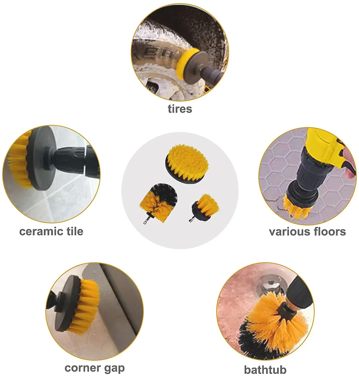 Baru peralatan pembersih rinci - Car Detailing Brush ulasan dan harga