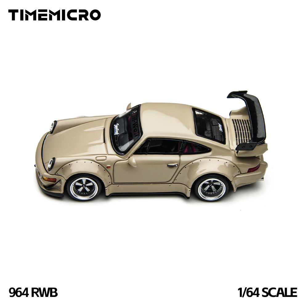 TimeMicro1:64 RWB 964 Beige Gi - Car Accessories Company ulasan dan harga