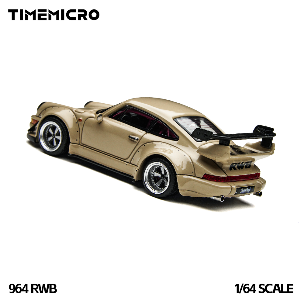 TimeMicro1:64 RWB 964 Beige Gi - Car Accessories Company ulasan dan harga