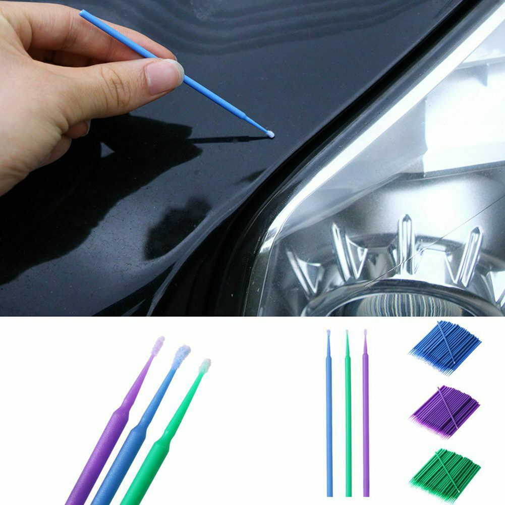 100 buah kuas cat mobil stik s - Car Detailing Brush ulasan dan harga