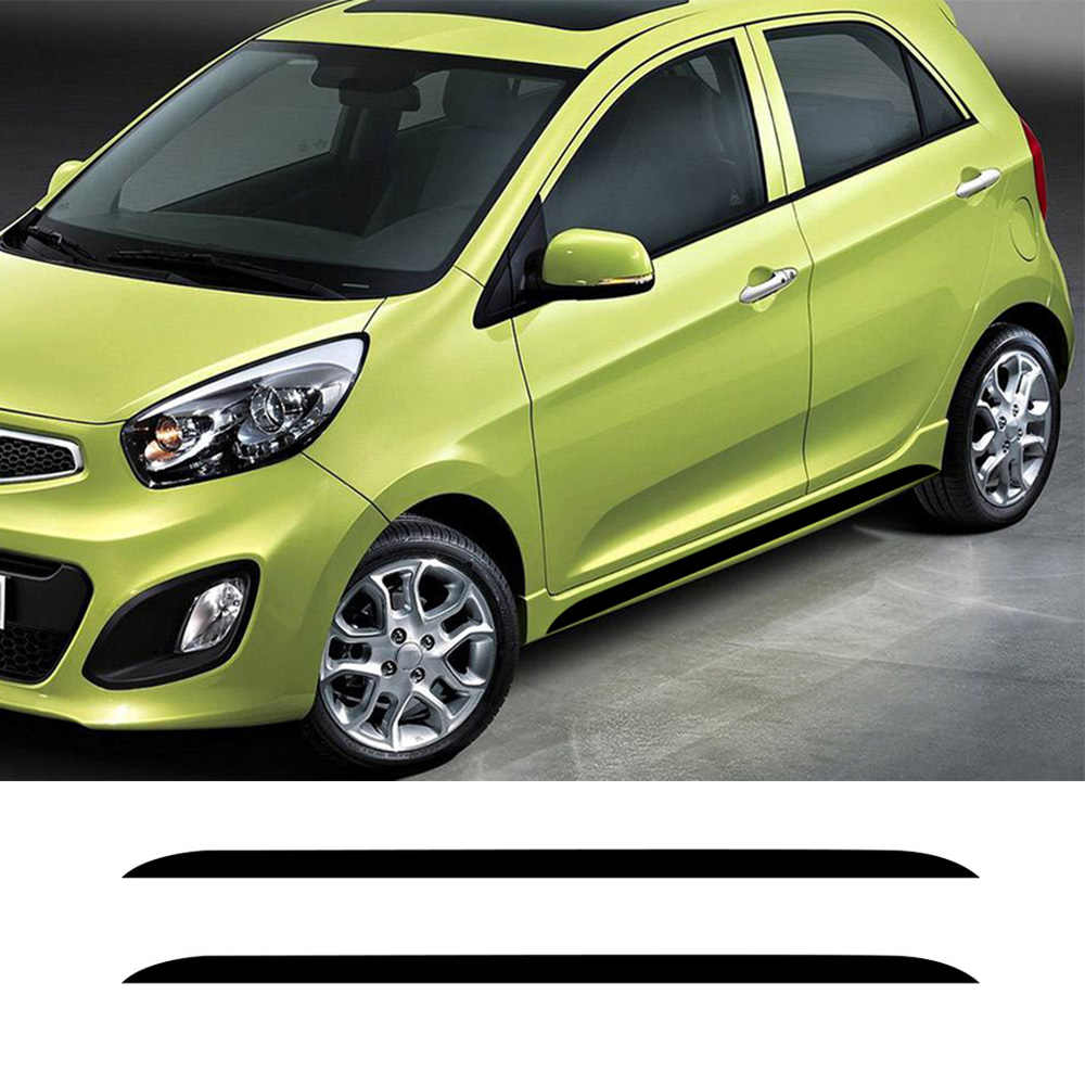 2 Buah Stiker Garis Rok Pintu  - Car Accessories Quotes ulasan dan harga
