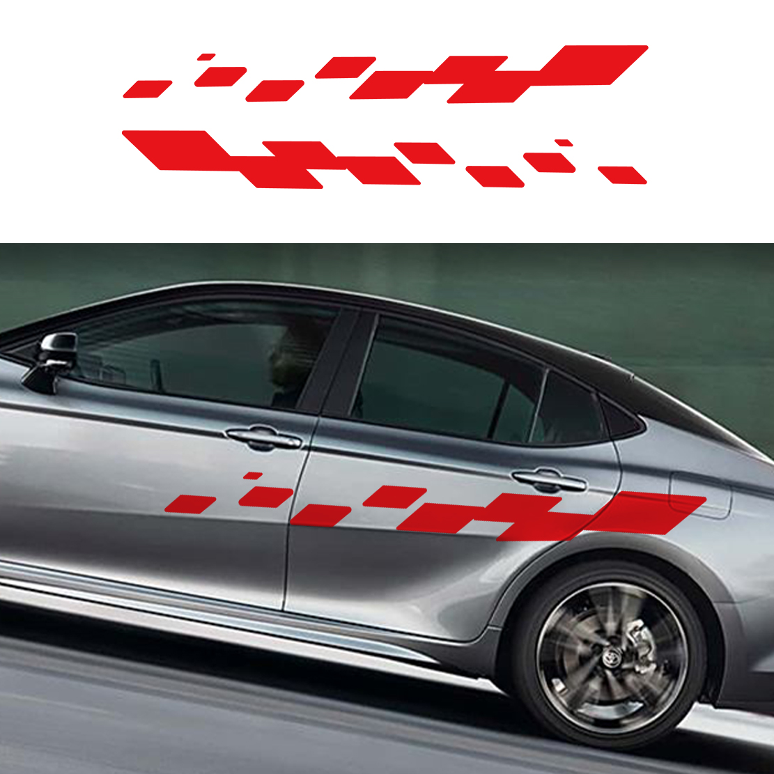 2 Buah Stiker Pintu Mobil Stik - Car Accessories Quotes ulasan dan harga