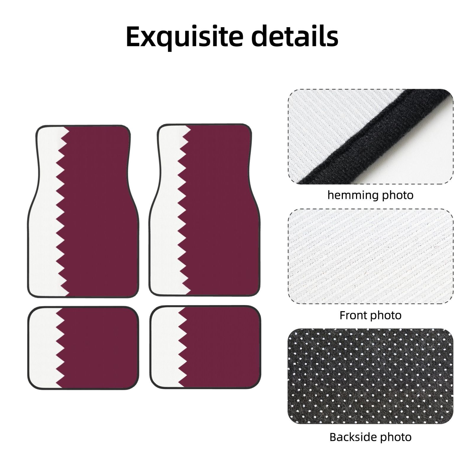 Karpet Mobil Motif Bendera Qat - Car Accessories Qatar ulasan dan harga